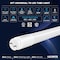 Luxrite 4FT T8 LED Tube Light Bulbs 13W 32W Equivalent 1950LM 3CCT 3500K-5000K Universal, 4PK LR34237-4PK - alternate 5